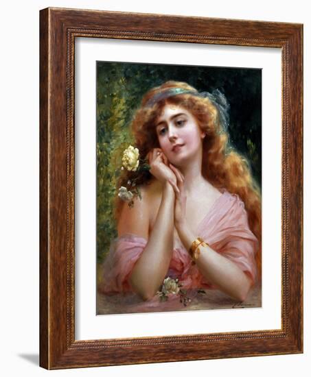 A Summer Reverie-Emile Vernon-Framed Giclee Print