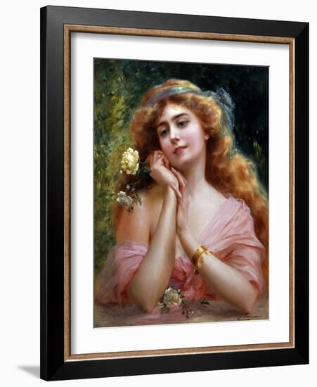 A Summer Reverie-Emile Vernon-Framed Giclee Print