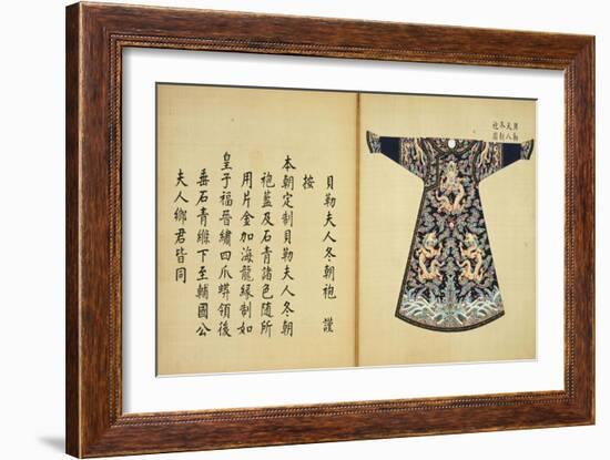 A Summer Robe or Chao Pao of the Wife of an Imperial Duke-null-Framed Giclee Print
