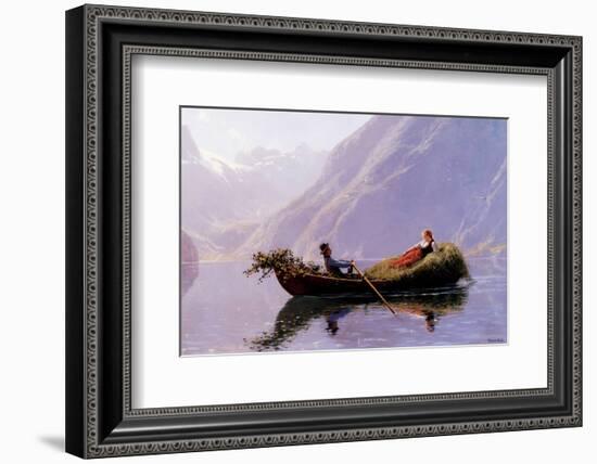 A Summer Romance-Hans Dahl-Framed Premium Giclee Print