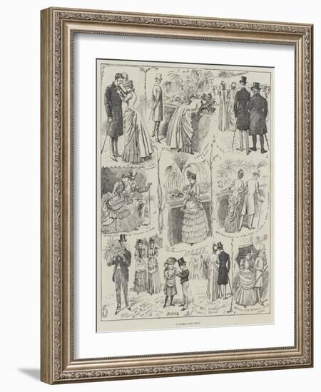 A Summer Rose Show-Alfred Courbould-Framed Giclee Print