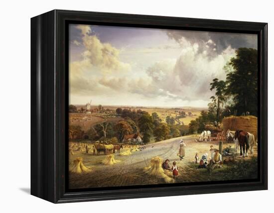 A Summer's Afternoon, Near Mereworth, Kent-George Vicat Cole-Framed Premier Image Canvas