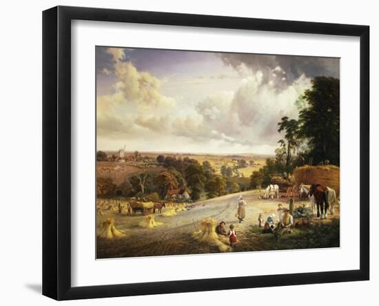 A Summer's Afternoon, Near Mereworth, Kent-George Vicat Cole-Framed Giclee Print