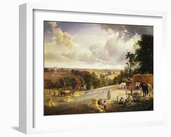 A Summer's Afternoon, Near Mereworth, Kent-George Vicat Cole-Framed Giclee Print