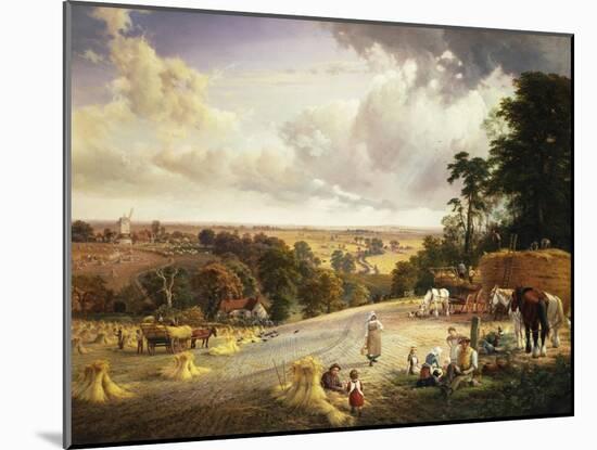 A Summer's Afternoon, Near Mereworth, Kent-George Vicat Cole-Mounted Giclee Print