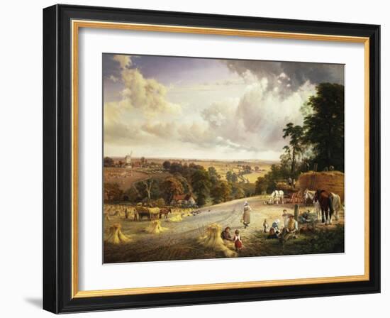 A Summer's Afternoon, Near Mereworth, Kent-George Vicat Cole-Framed Giclee Print