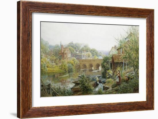 A Summer's Day, Abingdon, Oxfordshire, England-Charles Gregory-Framed Giclee Print