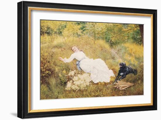 A Summer's Day-Edward Killingworth Johnson-Framed Giclee Print