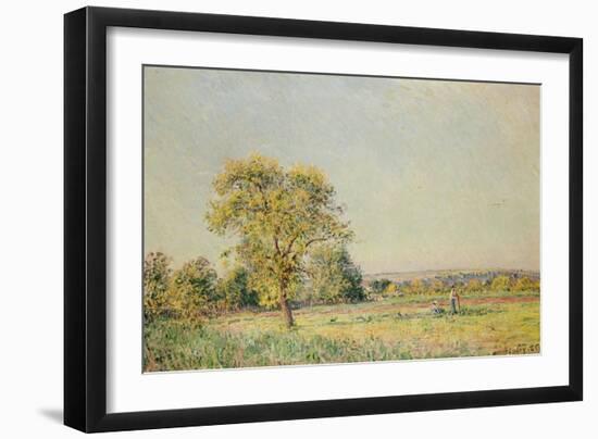 A Summer's Day-Alfred Sisley-Framed Giclee Print