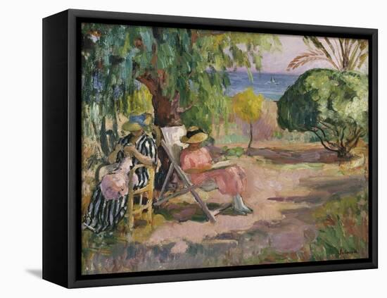 A Summer's Day-Henri Lebasque-Framed Premier Image Canvas