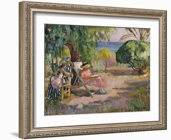 A Summer's Day-Henri Lebasque-Framed Giclee Print