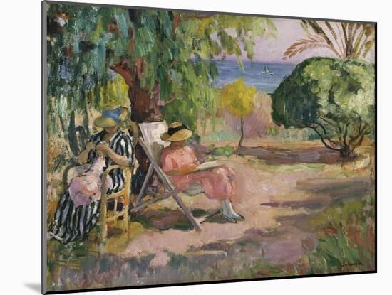 A Summer's Day-Henri Lebasque-Mounted Giclee Print