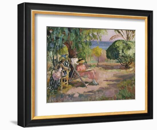 A Summer's Day-Henri Lebasque-Framed Giclee Print