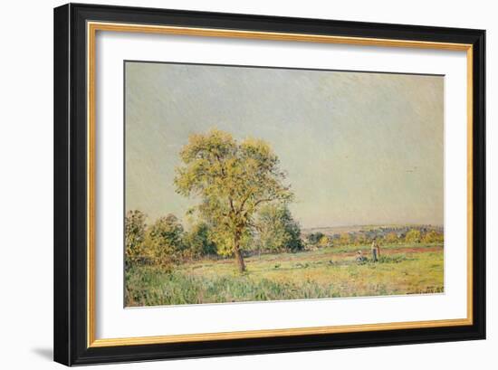 A Summer's Day-Alfred Sisley-Framed Giclee Print