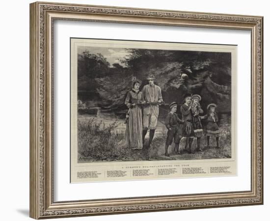 A Summer's Holiday, Starting the Team-Arthur Hopkins-Framed Giclee Print