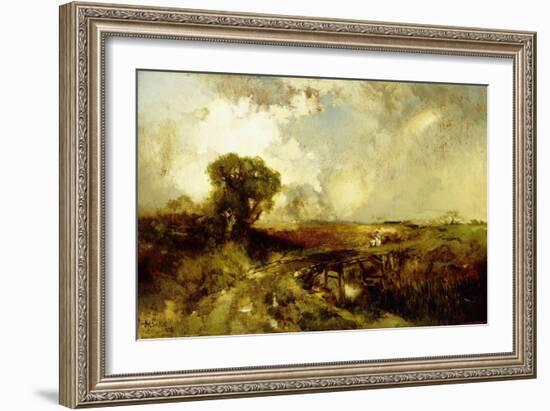 A Summer Shower, 1878-Thomas Moran-Framed Giclee Print