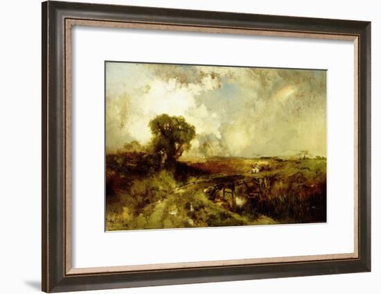 A Summer Shower, 1878-Thomas Moran-Framed Giclee Print