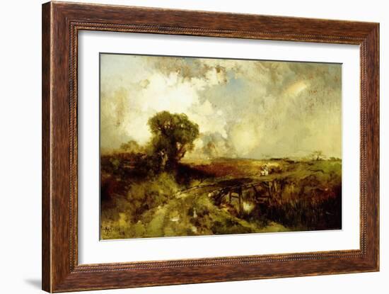 A Summer Shower, 1878-Thomas Moran-Framed Giclee Print