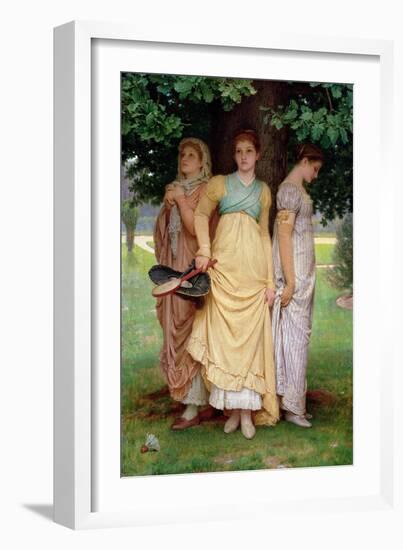 A Summer Shower, 1888-Charles Edward Perugini-Framed Giclee Print