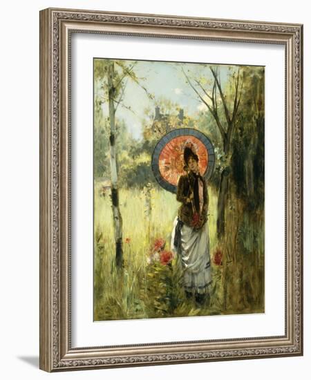 A Summer Stroll-Albert Lynch-Framed Giclee Print