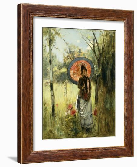 A Summer Stroll-Albert Lynch-Framed Giclee Print