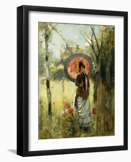 A Summer Stroll-Albert Lynch-Framed Giclee Print