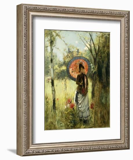 A Summer Stroll-Albert Lynch-Framed Giclee Print