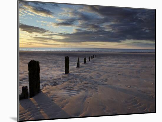 A Summer Sunset at Brancaster, Norfolk, England, United Kingdom, Europe-null-Mounted Photographic Print