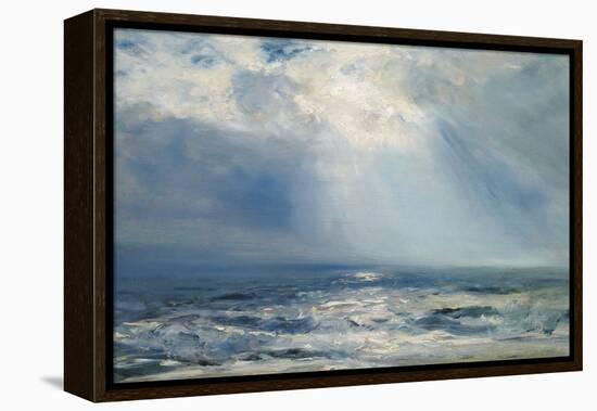 A Sunbeam over the Sea, 1890 (Oil on Panel)-Henry Moore-Framed Premier Image Canvas