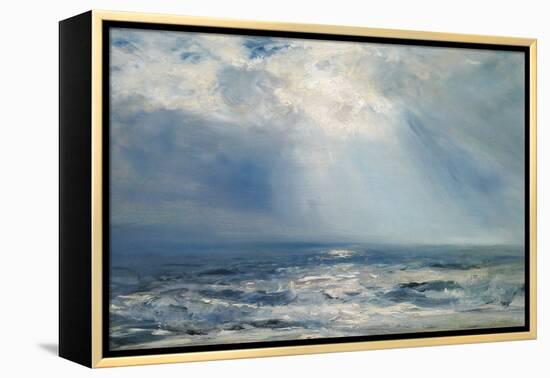 A Sunbeam over the Sea, 1890 (Oil on Panel)-Henry Moore-Framed Premier Image Canvas