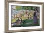 A Sunday on La Grande Jatte -- 1884, 1884-86-Georges Seurat-Framed Giclee Print