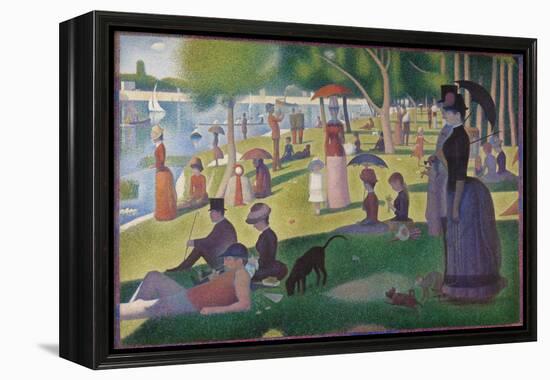 A Sunday on La Grande Jatte -- 1884, 1884-86-Georges Seurat-Framed Premier Image Canvas