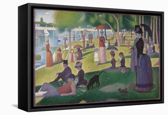 A Sunday on La Grande Jatte -- 1884, 1884-86-Georges Seurat-Framed Premier Image Canvas