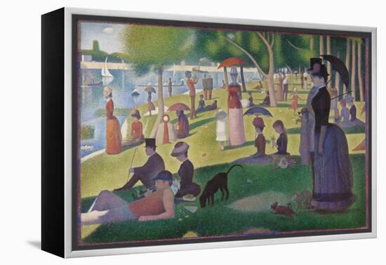 A Sunday on La Grande Jatte -- 1884, 1884-86-Georges Seurat-Framed Premier Image Canvas