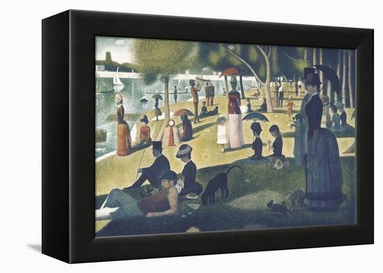 A Sunday on La Grande Jatte 1884, 1884-86-Georges Seurat-Framed Stretched Canvas