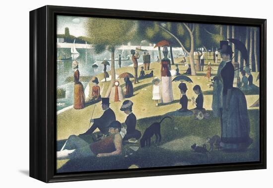 A Sunday on La Grande Jatte 1884, 1884-86-Georges Seurat-Framed Stretched Canvas