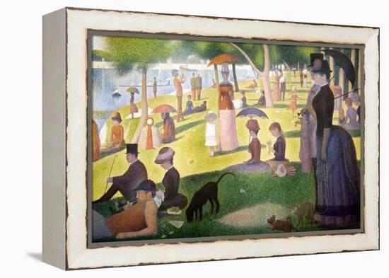 A Sunday on La Grande Jatte 1884, 1884-86-Georges Seurat-Framed Stretched Canvas