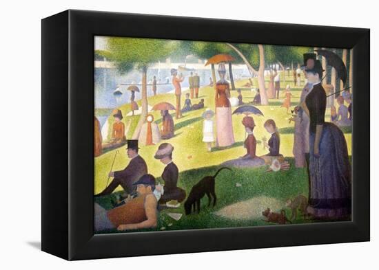 A Sunday on La Grande Jatte 1884, 1884-86-Georges Seurat-Framed Stretched Canvas