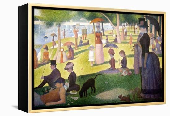 A Sunday on La Grande Jatte 1884, 1884-86-Georges Seurat-Framed Stretched Canvas