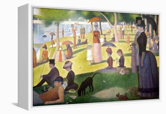 A Sunday on La Grande Jatte 1884, 1884-86-Georges Seurat-Framed Stretched Canvas