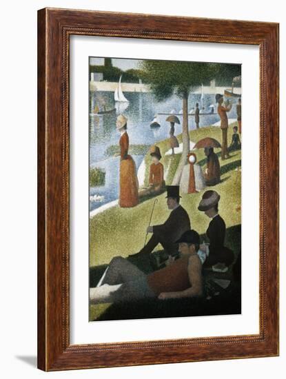 A Sunday on La Grande Jatte 1884, 1884-86-Georges Seurat-Framed Giclee Print