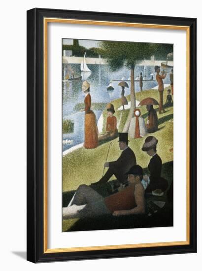 A Sunday on La Grande Jatte 1884, 1884-86-Georges Seurat-Framed Giclee Print