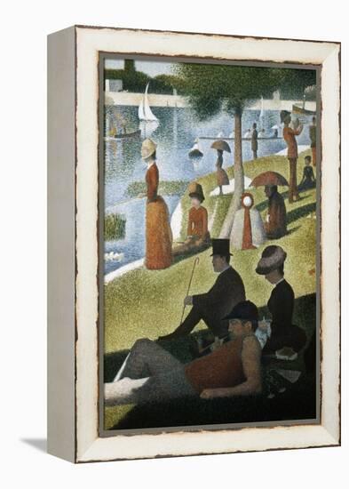 A Sunday on La Grande Jatte 1884, 1884-86-Georges Seurat-Framed Premier Image Canvas