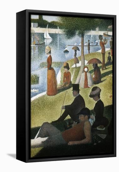 A Sunday on La Grande Jatte 1884, 1884-86-Georges Seurat-Framed Premier Image Canvas