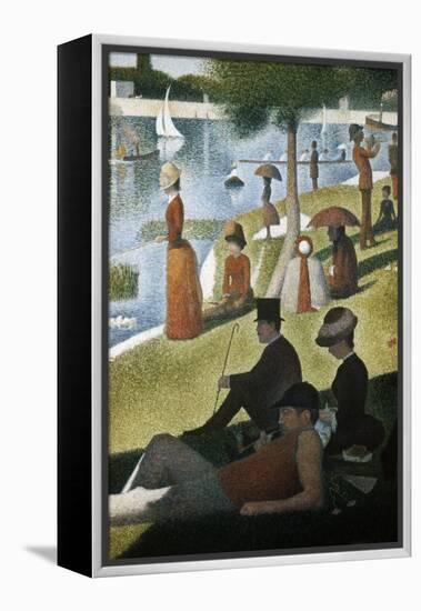 A Sunday on La Grande Jatte 1884, 1884-86-Georges Seurat-Framed Premier Image Canvas