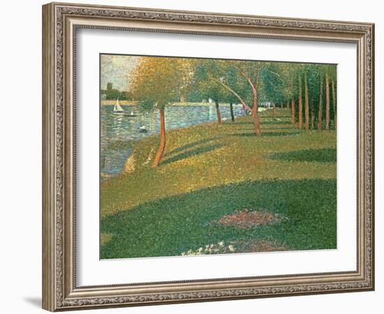 A Sunday on La Grande Jatte 1884, 1884-86-Georges Seurat-Framed Giclee Print