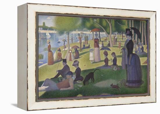 A Sunday on La Grande Jatte, 1884-86-Georges Pierre Seurat-Framed Premier Image Canvas