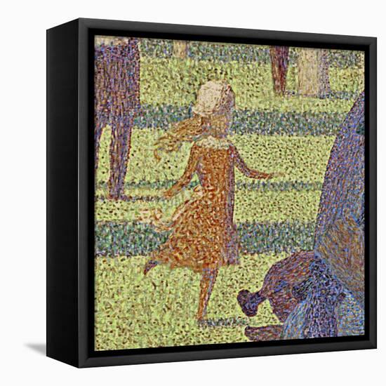 A Sunday on La Grande Jatte, 1884-86-Georges Pierre Seurat-Framed Premier Image Canvas