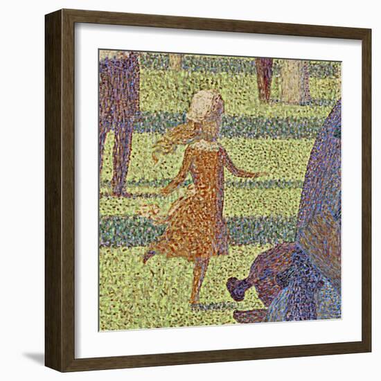 A Sunday on La Grande Jatte, 1884-86-Georges Pierre Seurat-Framed Giclee Print