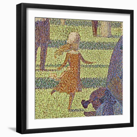 A Sunday on La Grande Jatte, 1884-86-Georges Pierre Seurat-Framed Giclee Print